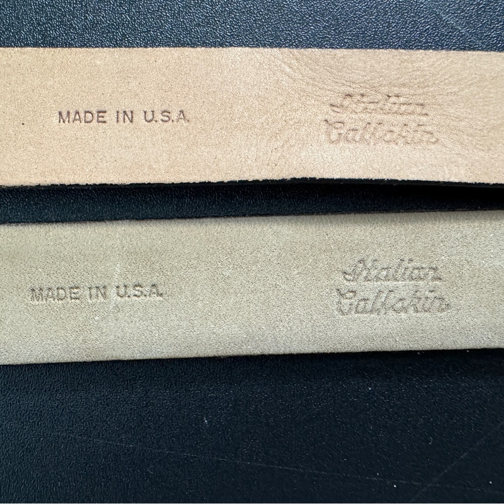 2 Lejon Italian Calfskin Belts - Picture 3 of 5